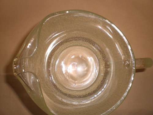Indiana Glass Pitcher Tree Bark Crystal Ice Pattern Vintage - Picture 6 of 11