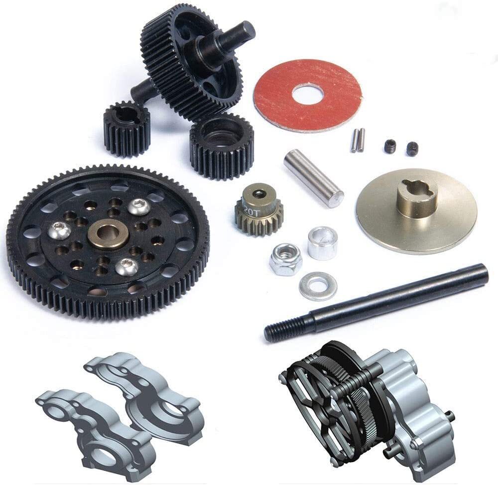 Benedict Harry Steel Transmission Gear Set for Axial SCX10 Honcho/Dingo/Jeep ...