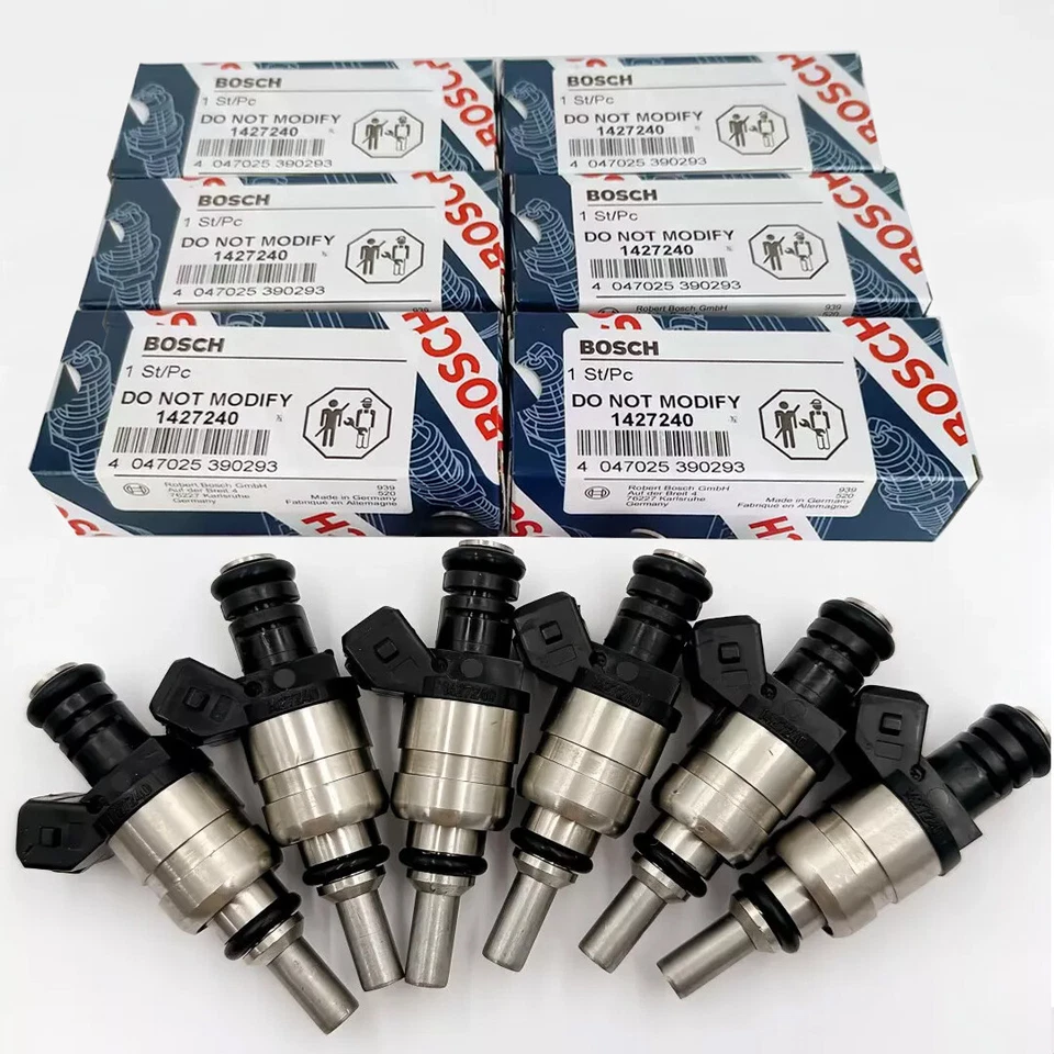 6PCS Fuel Injectors 1427240 For 99-06 BMW 320i 325ci 325i 325xi 525i X3 Z3 Z4 Foto 2 de 4