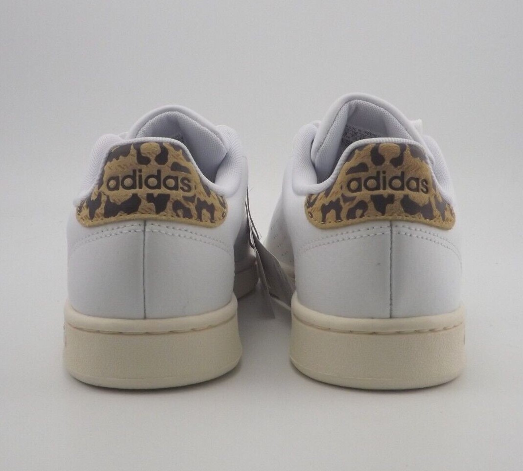 adidas Advantage FY9101 Tennis Sneakers Shoes Women's Size 8.5 White NEW thumbnail 4