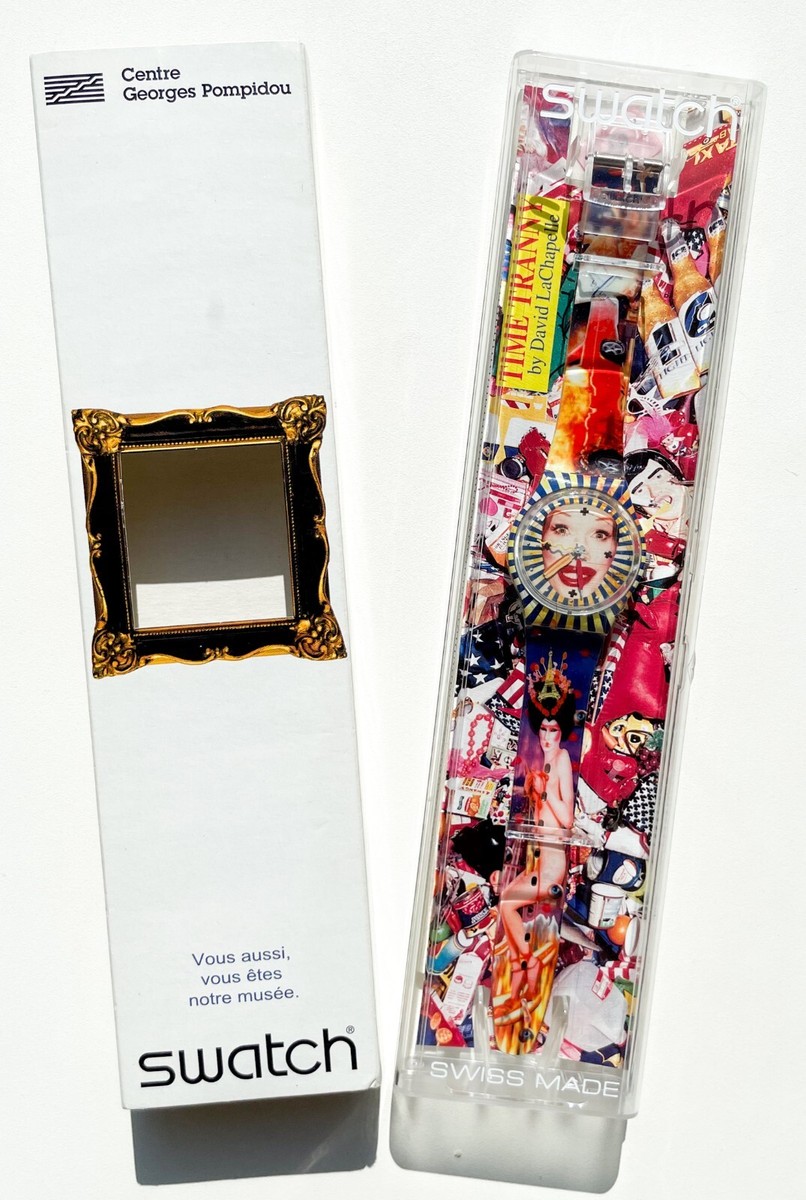 Very Rare Swatch ART SPECIALS - GZ163 TIME TRANNY BY DAVID