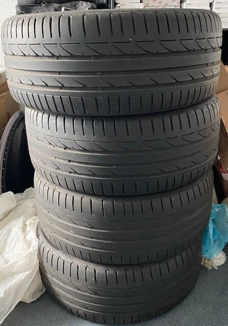 Komplettradsatz Audi A5 4x19 Zoll Rondell Alufelgen, Bridgestone Sommerreifen - Bild 3 von 4