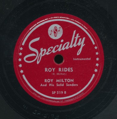 78tk-R&B -SPECIALTY 519-Roy Milton | eBay