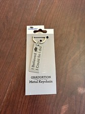 Graduation Metal Keychain  I Believed I Could So I Did  NWT By Way To Celebrate