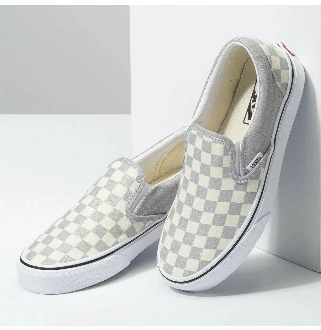 Vans slip on clearance checkerboard style