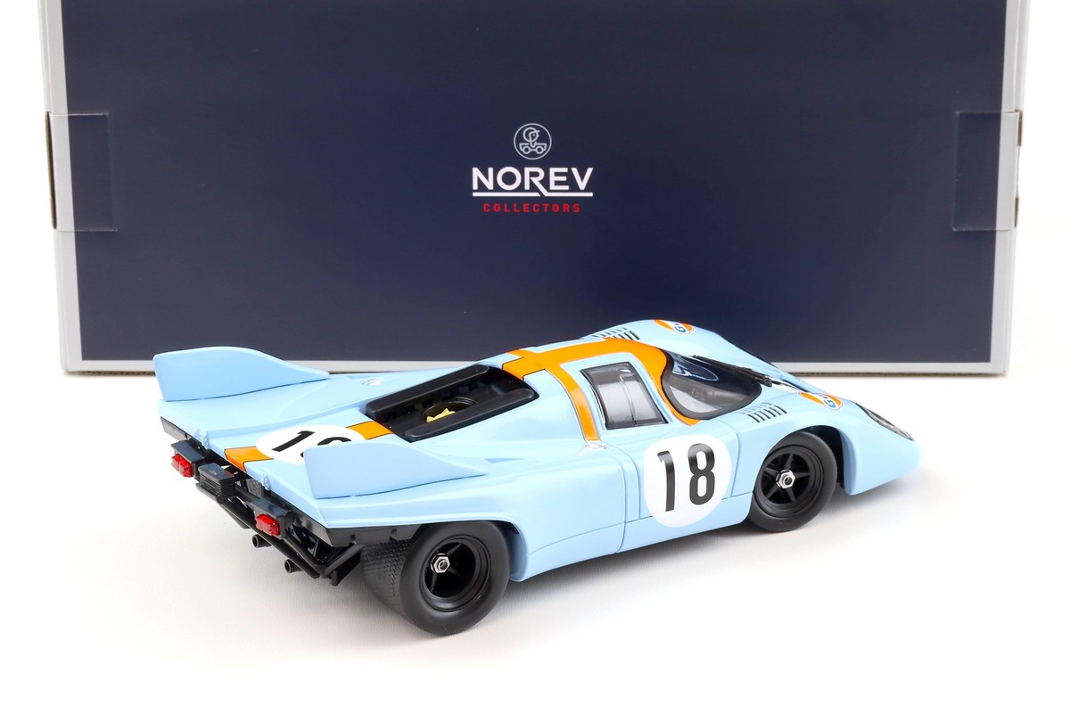NOREV1/18 Porsche 917K 6h 1970 限定版 1970 Porsche 917K 24HR Le Mans Winner #23 Attwood / Herrmann