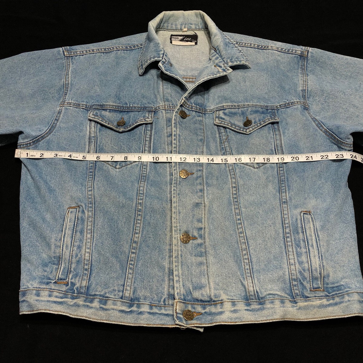 Vintage Taz Bugs Warner Bros Denim Jean Jacket Hip Hop Large Top