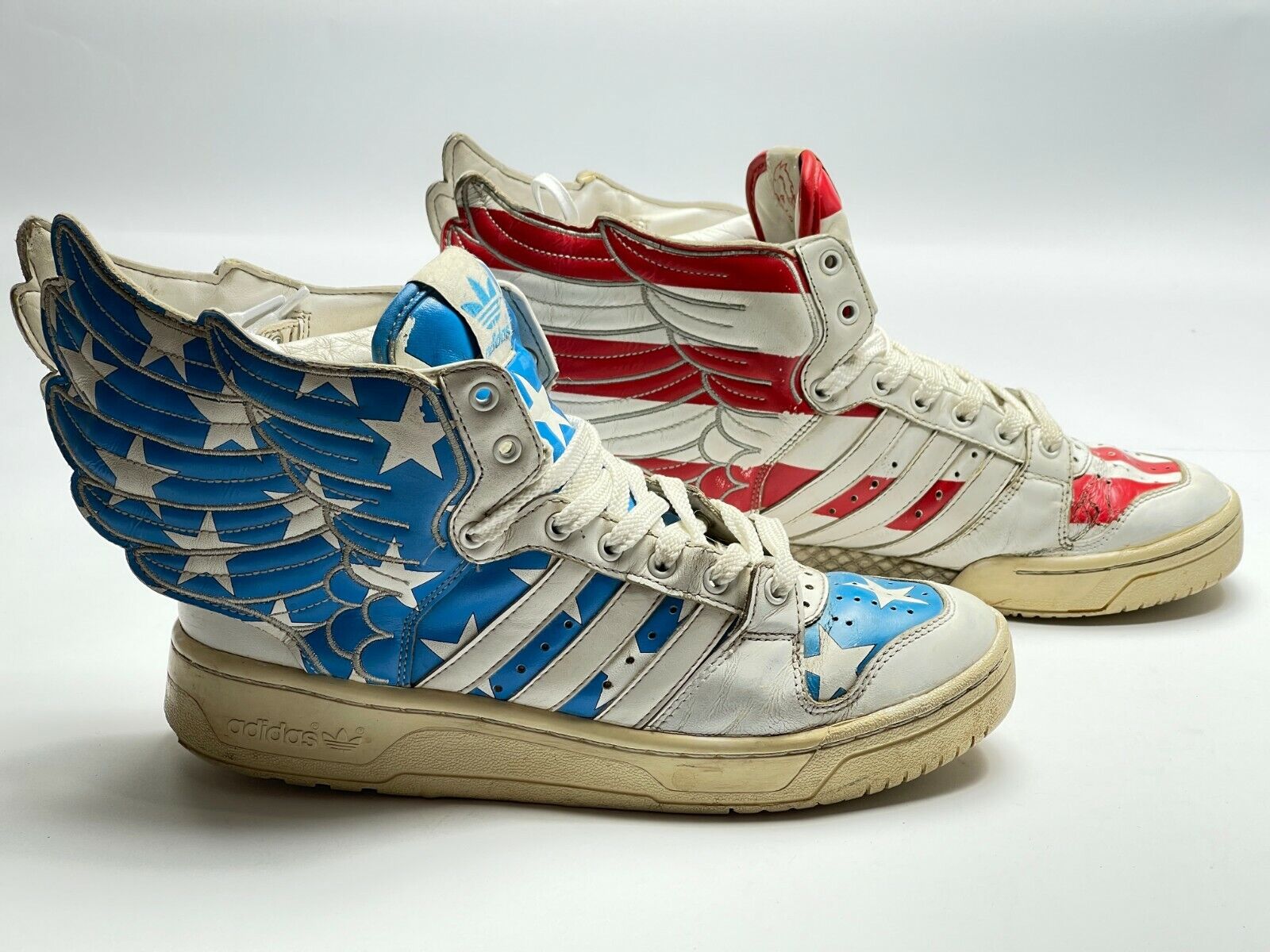 Adidas Jeremy Scott Wings 2.0 US FLAG Stars and Stripes sneakers JS shoes | eBay