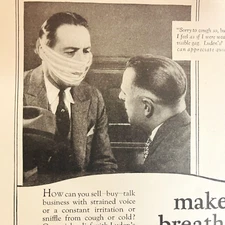 Vintage Ad 1924 Ephemera Luden’s Menthol Cough Drops