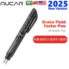 MUCAR Brake Fluid Liquid Tester Car Oil Moisture For DOT3 DOT4 Water Detection 