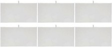 Lot of 25 White Velvet Display Liner Pads Jewelry Collectibles 14 1/8" x 7 5/8"