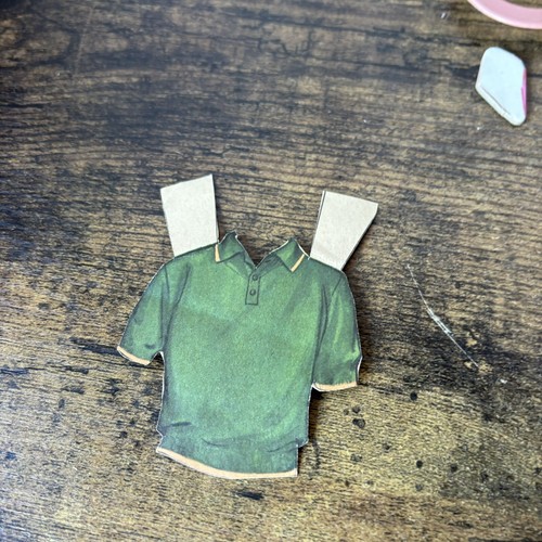 Vintage 1962 Mattel Barbie and Ken Paper Stand Up Dolls - Incomplete - As Is - Picture 11 of 15