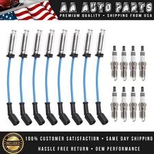 8mm Professional Wireset + 8 Spark Plug for Chevy Silverado 1500 LS 41-110 758EE