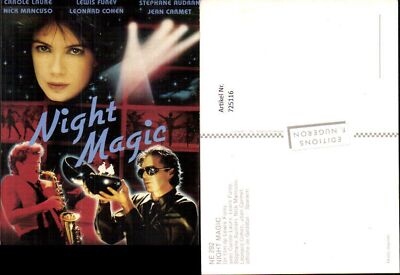 725116 Film Reklame Night Magic Carole Laure Lewis Furey Leonard Cohen Jean Carm