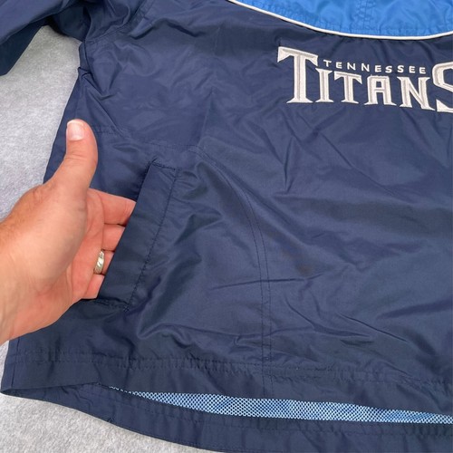 NFL Team Apparel Tennessee Titans 1/4 Zip Pullover Youth Sz Xl Jacket Football - Picture 6 of 9