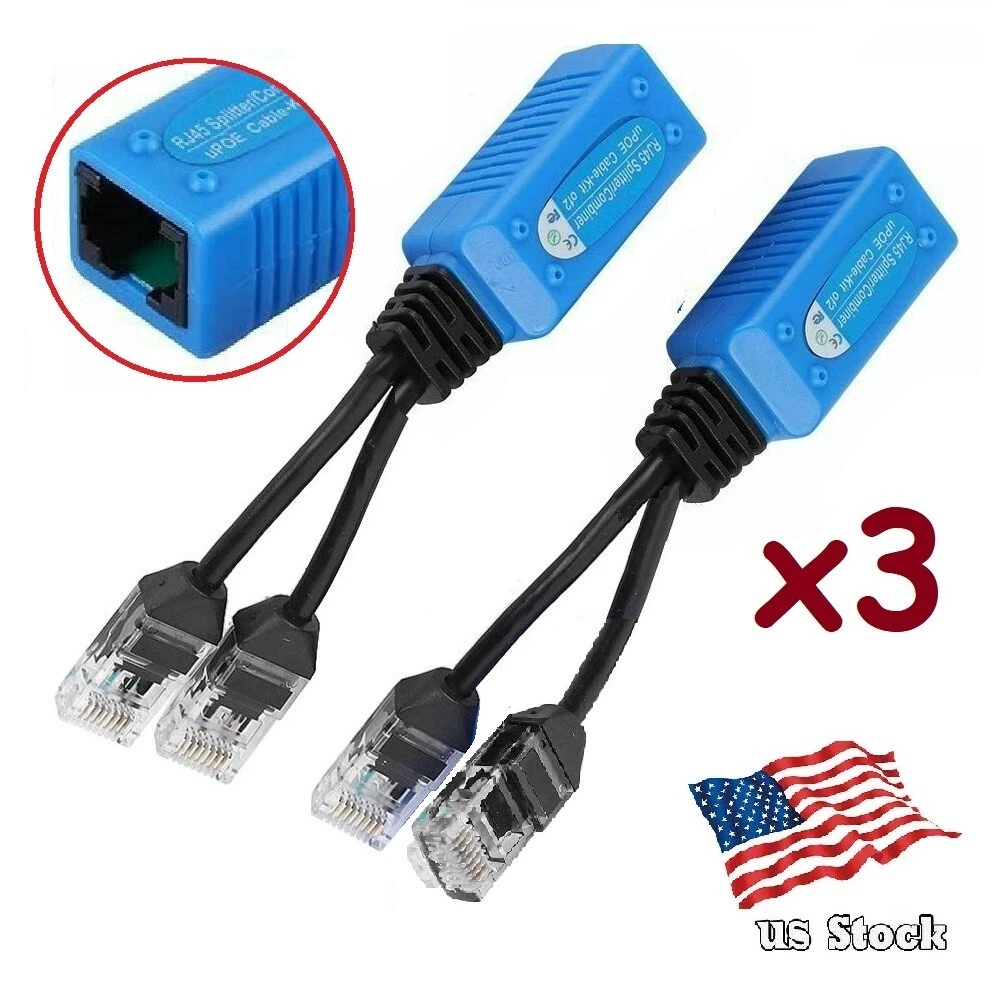 RJ45 Connection Splitter & Combiner for Phone & Ethernet