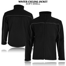 Mens Soft Shell Outdoor Waterproof Windproof Work Thermal Fleece Lined jacket UK