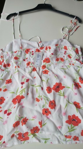 River Island Cream Heritage Print Camisole Top size 10 BNWT - Picture 6 of 9