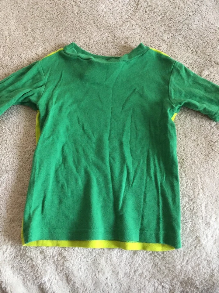 Teenage Mutant Ninja Turtles Boys Green Leo Snug Short Sleeve Pajama Shirt 8 - Image 4 of 4