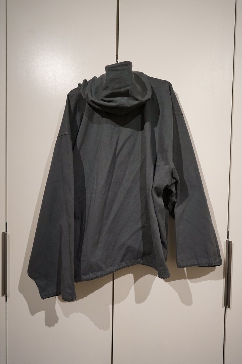 ジャケット・アウター yeezy gap balenciaga Sateen Anorak NEW* Yeezy Gap Balenciaga Coated Cotton Anorak Rain Jacket