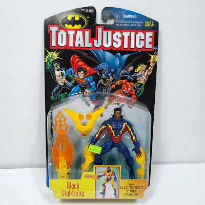 Black Lightning Hasbro Total Justice Electrobolt Strike Cannon Action Figure NEW