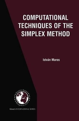 Computertechniken der Simplex-Methode - 9781461349907