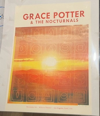 Grave Potter & The Nocturnals Los Angeles Tour Poster AP