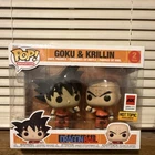 Funko Pop! Dragon Ball Goku & Krillin 2 Pack Hot Topic Exclusive Vinyl Figures