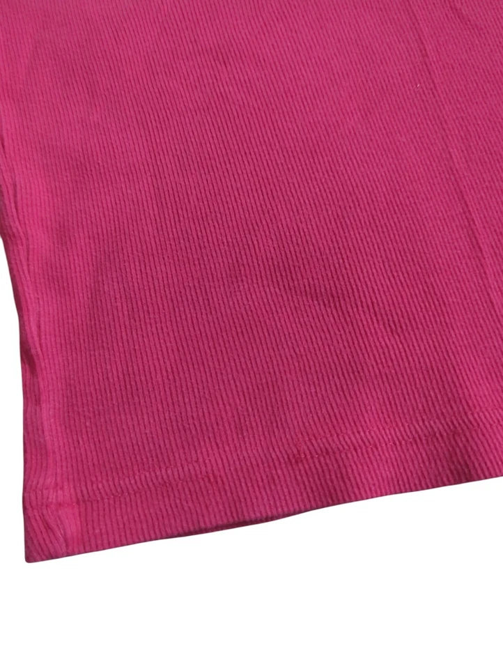 y2K Roxy Graphic Logo Tank Top Ribbed Size Large Vintage 90s Surfer Retro - Image 4 of 4