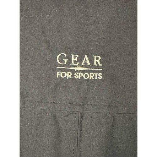 Vintage Gear For Sports Black V Neck Long Sleeve "Gaterade" Windbreaker Size L - Bild 4 von 7