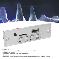 BT MP3 Decoder Board USB Memory Card BT FM Supports MP3 WMA WAV FLAC APE Formats
