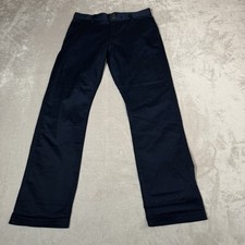 RVCA Pants Mens 32 Blue Navy Week-End Stretch Chino Regular Fit Skate Casual