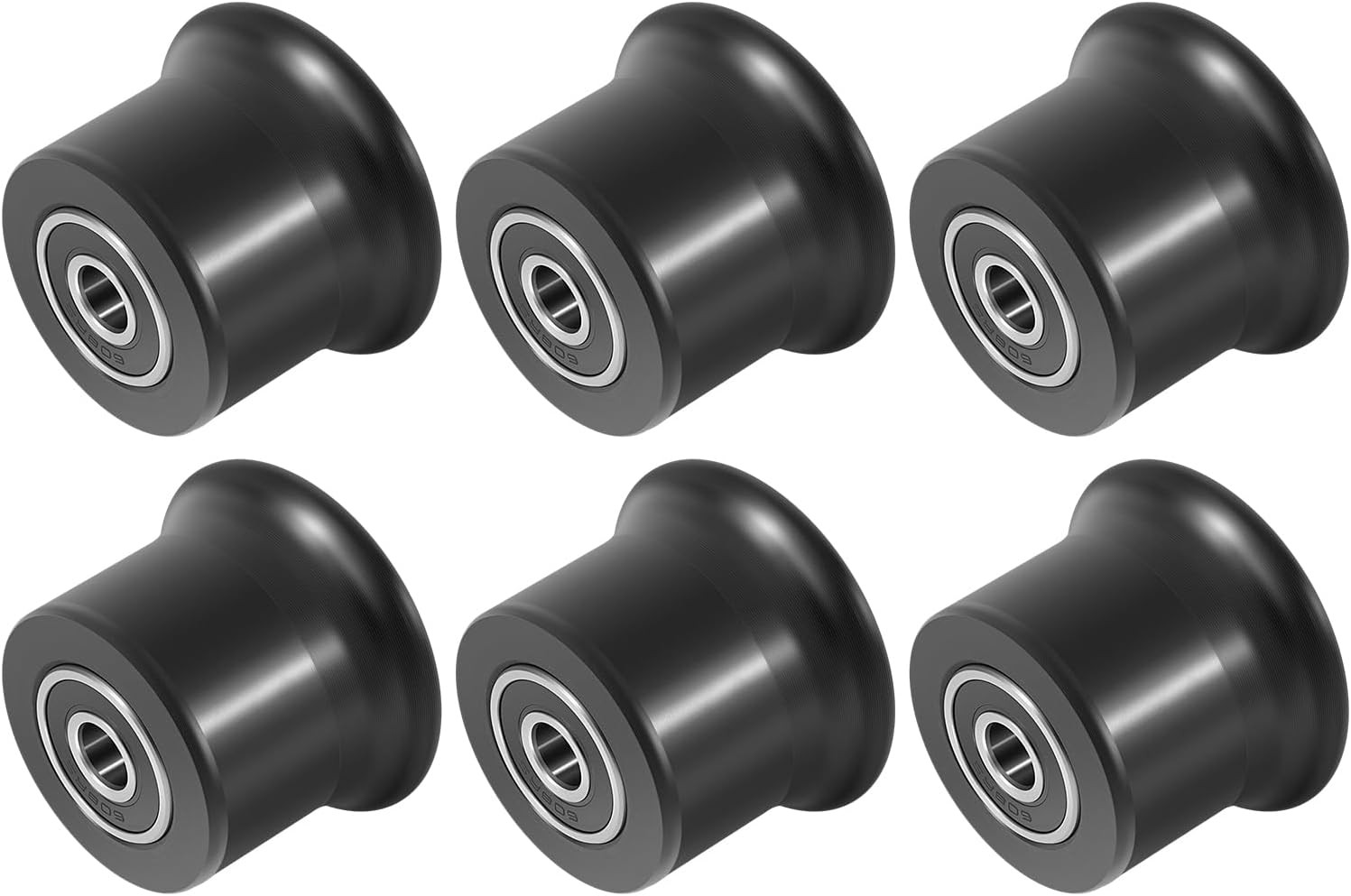 6-Pack Sliding Seat Bracket Rollers Kit fits for Bowflex Home Gym Classic，PR1000