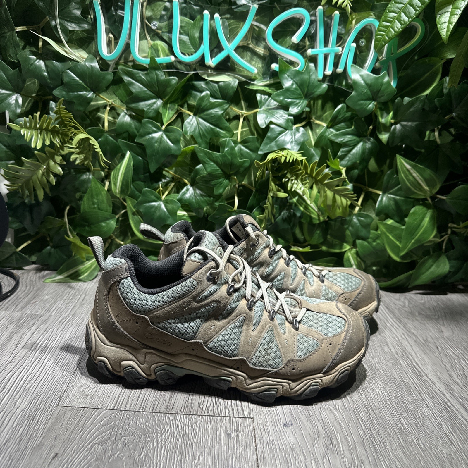 SAOLA Scarpe da trekking Oboz Luna donna taglia 6 5 blu grigio