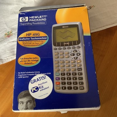 HP Hewlett Packard 49G Graphic CALCULATOR Grafikrechner Taschenrechner SEHR GUT!