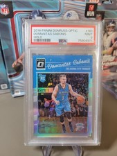 Panini 2016-17 Donruss Optic Rookie PSA 9 Domantas Sabonis #161 Thunder Card