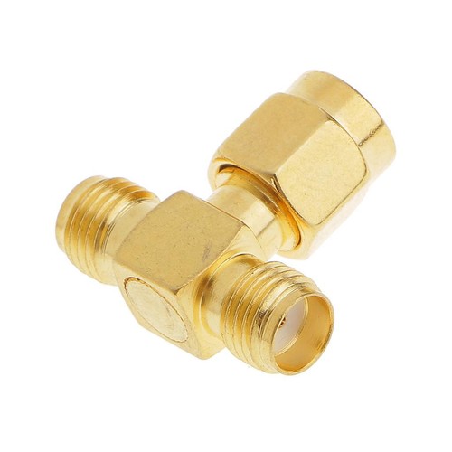 SMA-Stecker Auf Zwei SMA-Buchsen Triple T RF-Adapteranschluss 3-Wege-Splitter - Picture 3 of 4