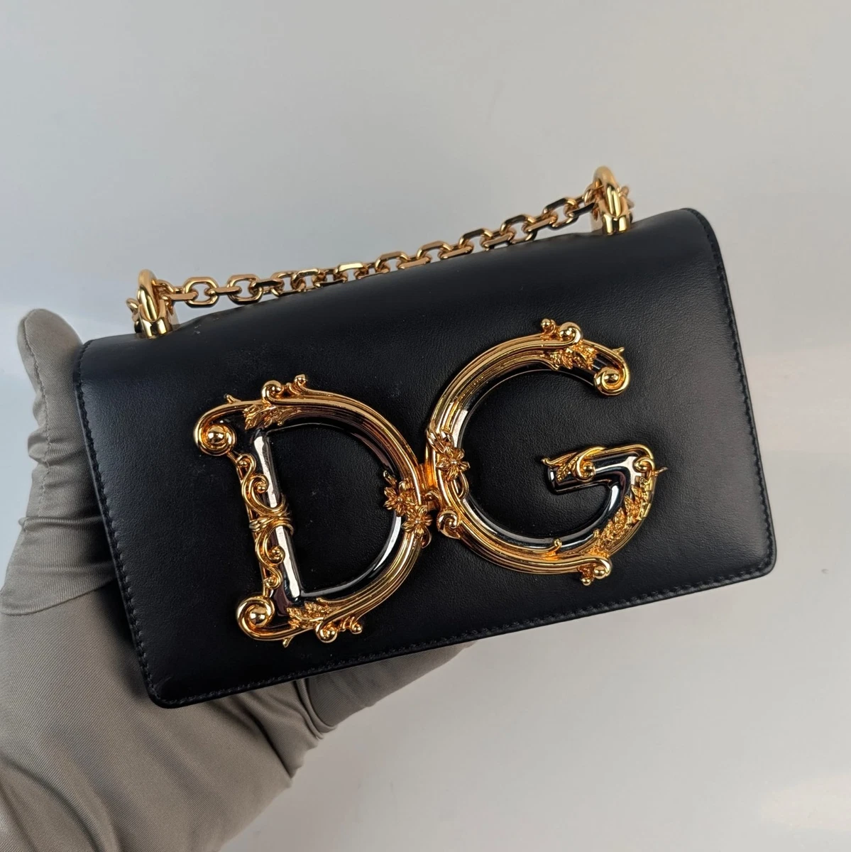 Dolce&Gabbana Leather Exterior Black Bags & Handbags for Women for