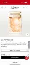 Cartier La Panthere 100ml EDP (New Without Box)RRP 148