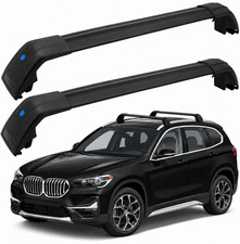 2pcs Crossbar Fits For Bmw X1 F48 2016-2022 Roof Rack Cargo Bars Lockable