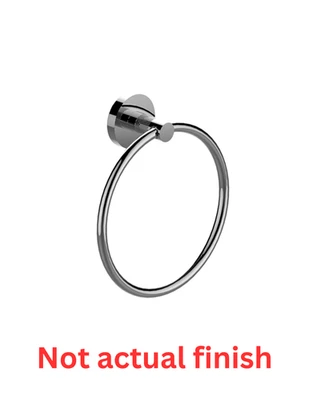 Graff G-19208-MBK 7" Inch Wall Mount Towel Ring for Bathroom MATTE BLACK New! - Image 1 of 4