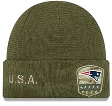 100 Authentic NWT New Era NFL Salute To Service Olive Green Sport Knit Beanie