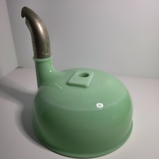 Vintage Jadeite Glass Juicer Funnel Attachment Sunbeam Mixmaster Uranium Glass
