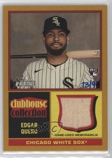 2025 Heritage High Number Clubhouse Collection Relics Gold 73/99 Edgar Quero yl0