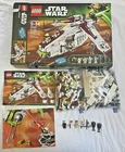 LEGO Star Wars Republic Gunship 75021 Retired 100% Complete WITH RARE POSTER