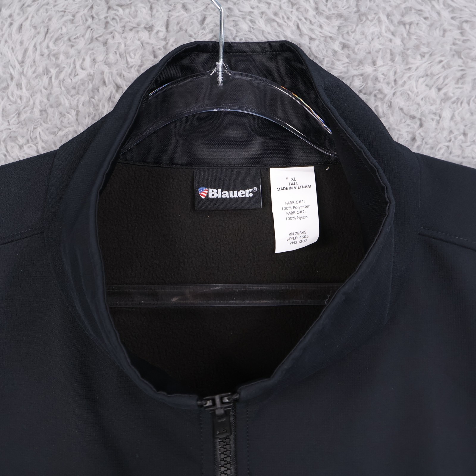 Blauer Jacket Softshell Fleece Pullover Mens XL T… - image 3