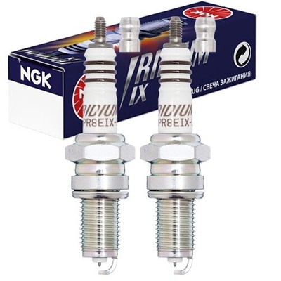Kerze 2x NGK DPR8EIX-9 [2202] Irid. für Triumph Bonneville 900 EFI T100 Bj.2022