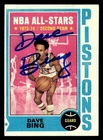 1974 Topps Basketball #40 Dave Bing Signed Autograph (no COA) *d2