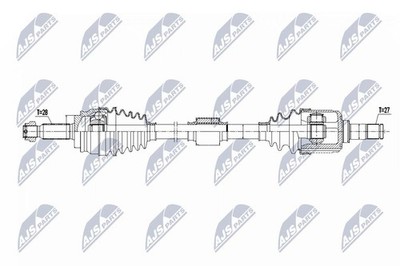 Original NTY Antriebswelle NPW-MS-088 für BMW Mitsubishi