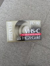 Maxwell VHC-C TC-30 HGX-Gold Premium High Grade Video Cassette Tape Sealed